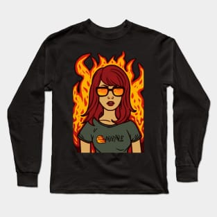 Daria on Fire Long Sleeve T-Shirt